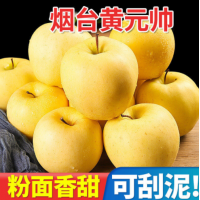 黄元帅苹果新鲜现摘水果黄香蕉平果奶油金帅金冠萍果3/5/10斤批发