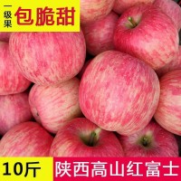 【今年新果】陕西冰糖心红富士苹果水果脆甜当季新鲜水果批发10斤批发