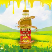 金迎宝特香小榨四川菜籽油 380ML