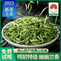 新茗堂2023年新茶黄山毛峰明前茶叶500g罐装特级绿茶工 厂直供批发