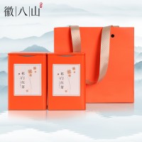徽八山茶叶礼盒祁门红茶2023伴手礼黄山核心原产地茶叶罐装自饮推