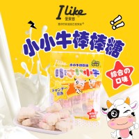 批发香港品牌爱莱客休闲儿童零食卡通创意牛头棒棒奶糖72g10支装