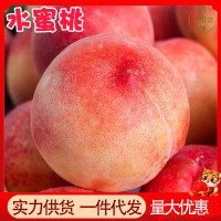 陕西水蜜桃10斤整箱新鲜桃子当季应季现摘水果脆桃批发山西毛桃子