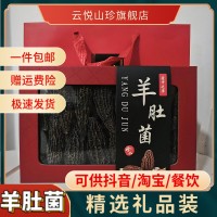 羊肚菌干货云南特产端午伴手礼羊肚菌礼盒头茬剪柄散装批发代发批