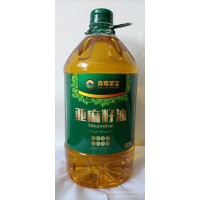 青鸾圣宝亚麻籽油5L家庭装食用油 源头厂家 直供 一级物理冷榨