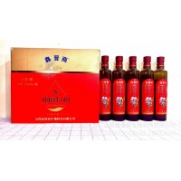 鑫晋商 冷烹俩用亚麻籽油500ML礼盒装 冷榨一级亚麻籽油 厂家直销